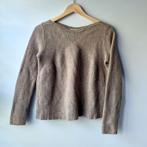 Madewell Boatneck Light Brown Sweater Size Small